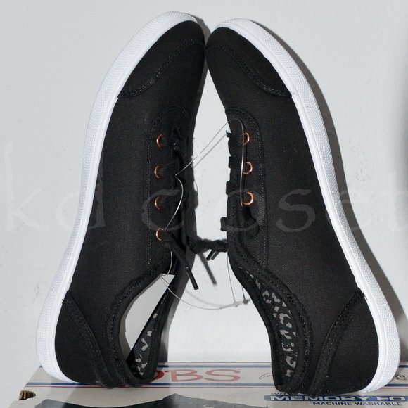 Skechers Women's BOBS B Cute Sneaker BLACK - Picture 7 of 8